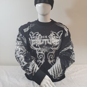 Versace Jeans Collection Black Sweater for Men